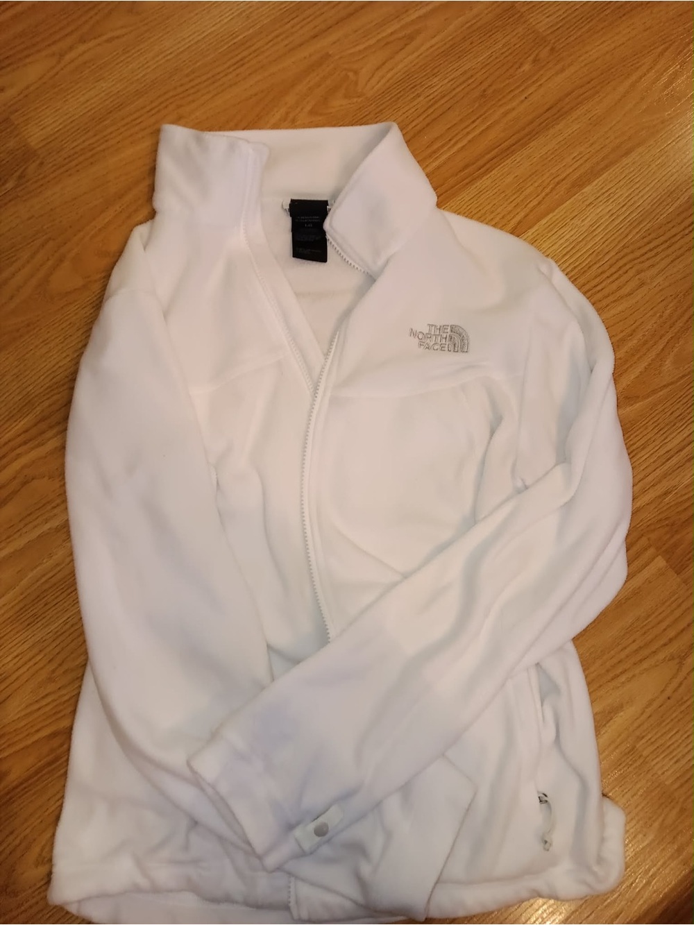 The North Face White Women's Fleece Teddy Jacket
